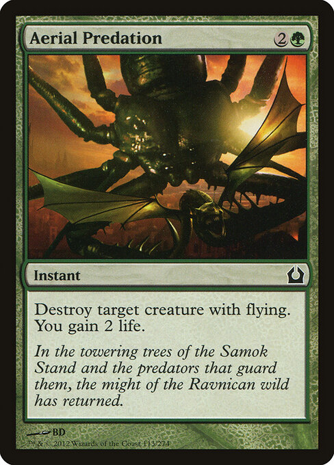 Aerial Predation 113