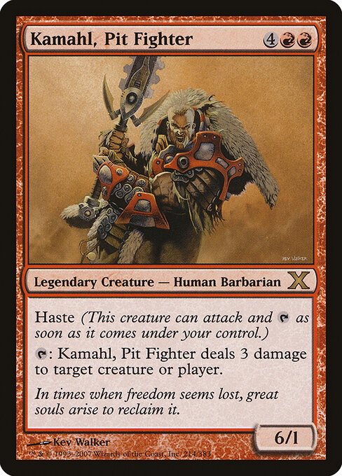 Kamahl, Pit Fighter 214