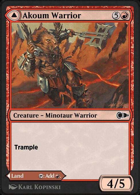 Akoum Warrior // Akoum Teeth 122