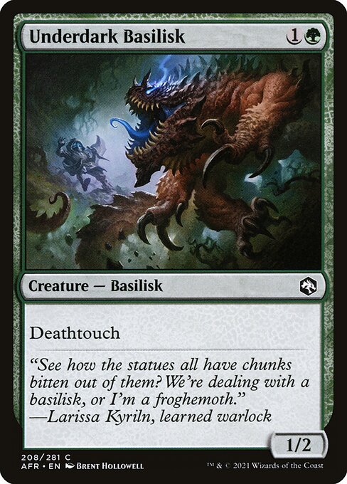 Underdark Basilisk 208