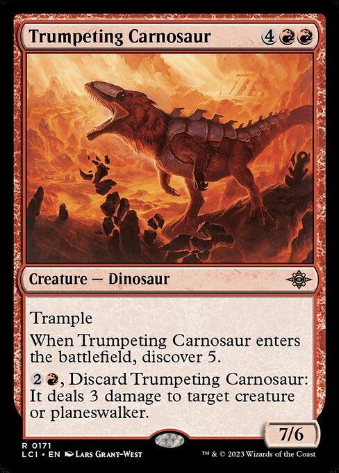 Trumpeting Carnosaur 171