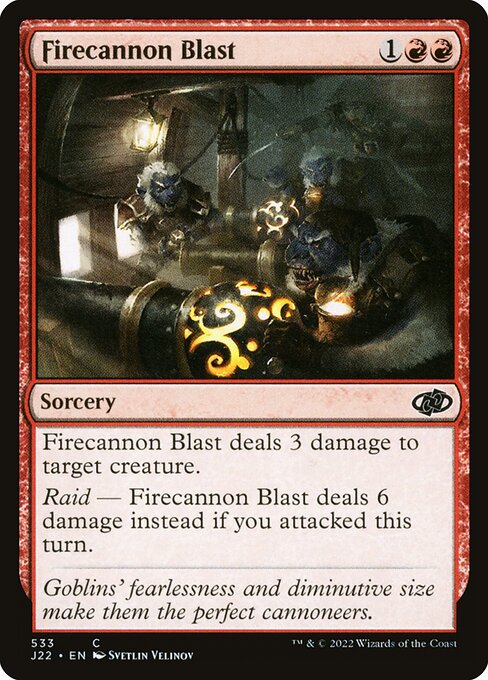Firecannon Blast 533