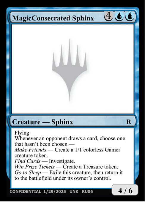 MagicConsecrated Sphinx RU06a
