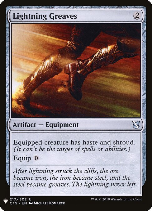 Lightning Greaves C19-217