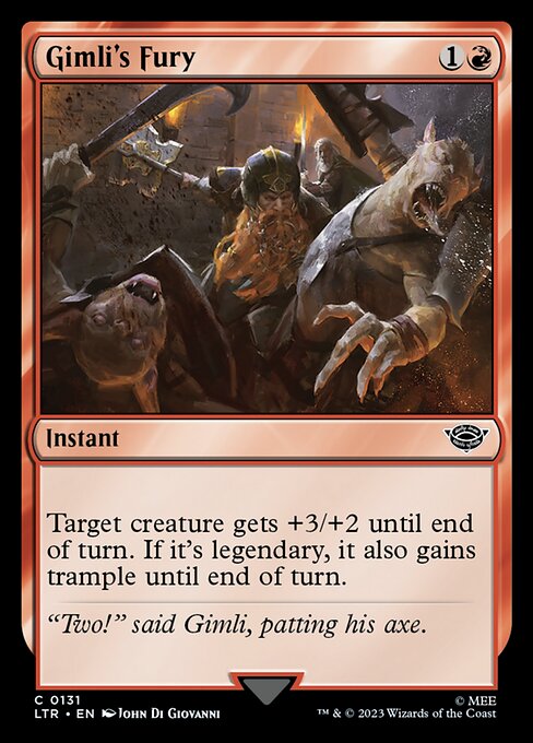 Gimli's Fury 131