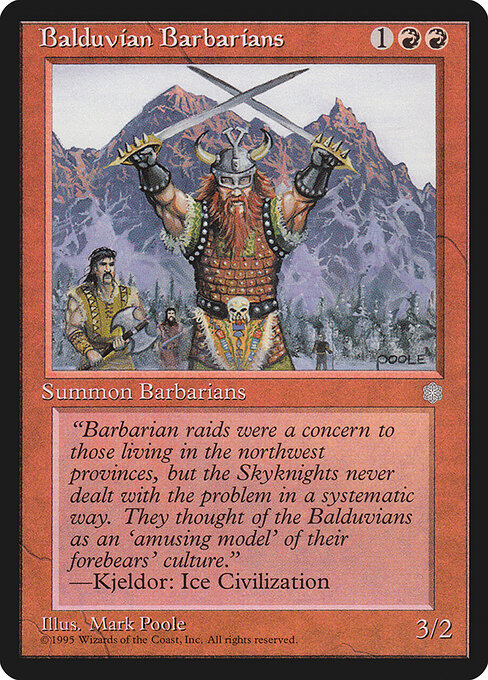 Balduvian Barbarians 172