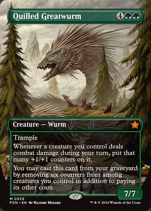 Quilled Greatwurm 339