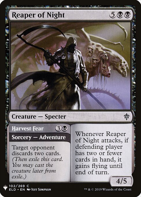 Reaper of Night // Harvest Fear ELD-102