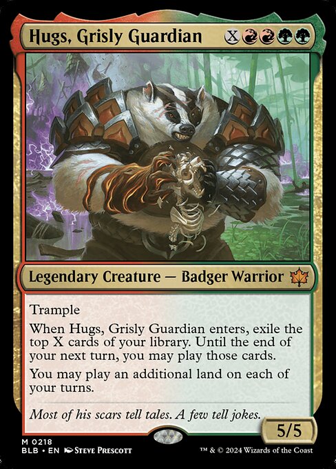 Hugs, Grisly Guardian 218