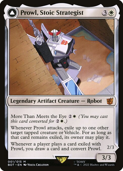 Prowl, Stoic Strategist // Prowl, Pursuit Vehicle 1