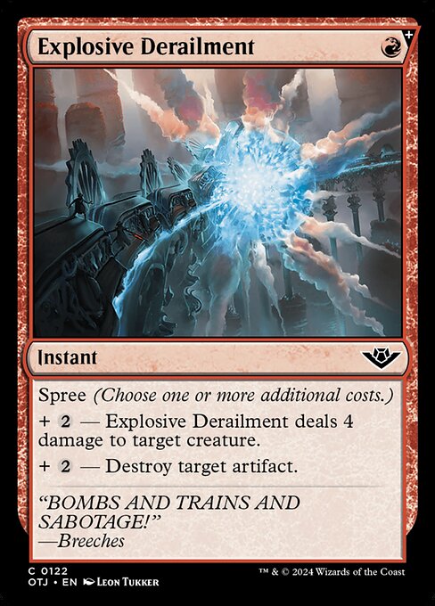 Explosive Derailment 122