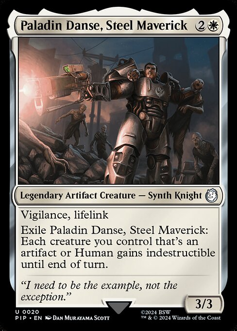 Paladin Danse, Steel Maverick 20