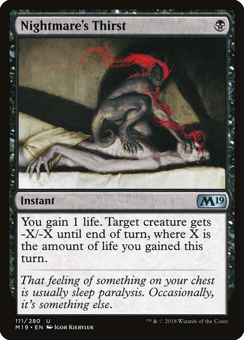Nightmare's Thirst 111