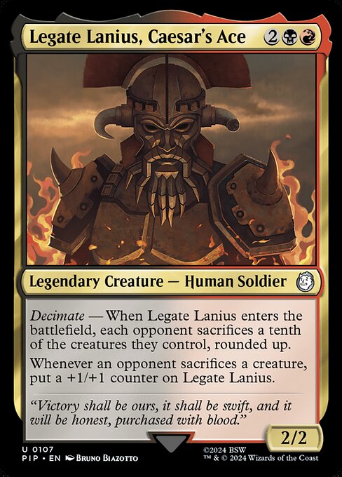 Legate Lanius, Caesar's Ace 107