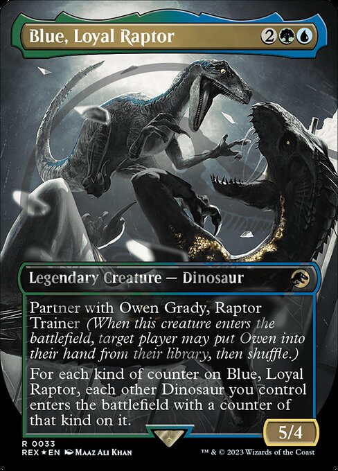 Blue, Loyal Raptor 33