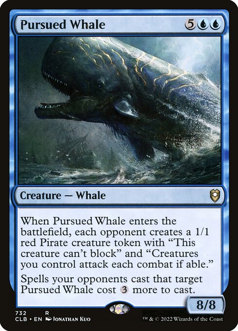 Pursued Whale 732