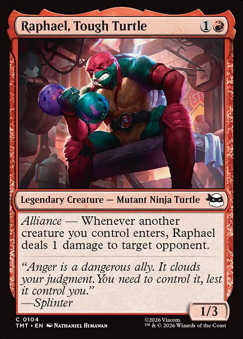 Raphael, Tough Turtle 104