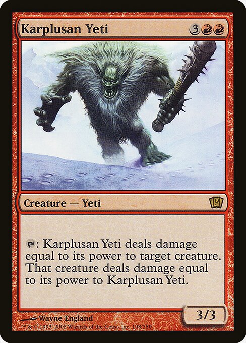Karplusan Yeti 198★