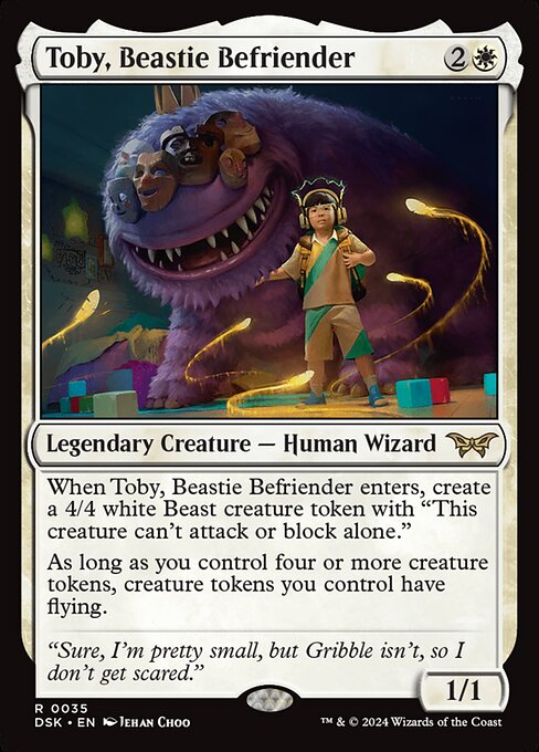 Toby, Beastie Befriender 35