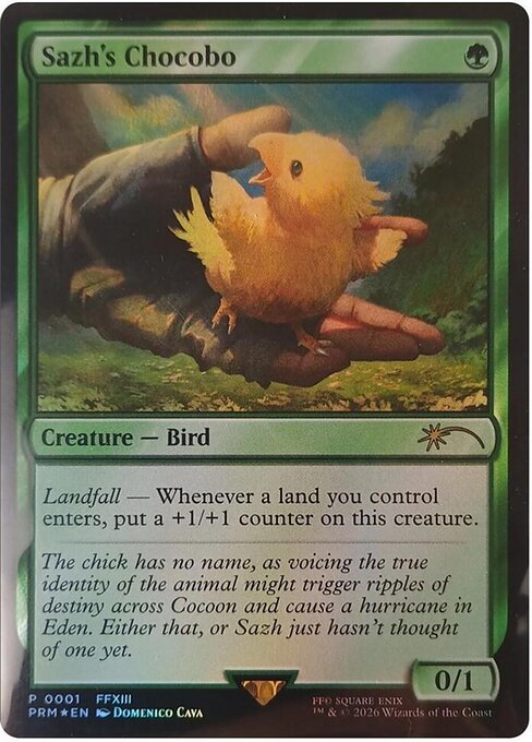 Sazh's Chocobo 2026-17