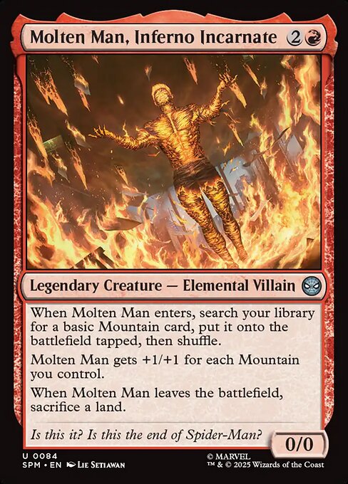Molten Man, Inferno Incarnate 84