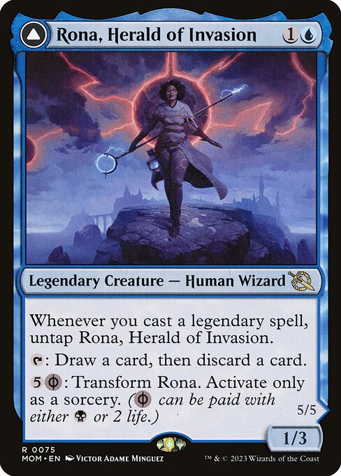 Rona, Herald of Invasion // Rona, Tolarian Obliterator 75