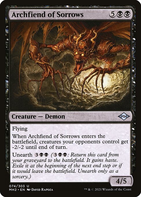 Archfiend of Sorrows 74