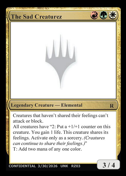 The Sad Creaturez RZ03u