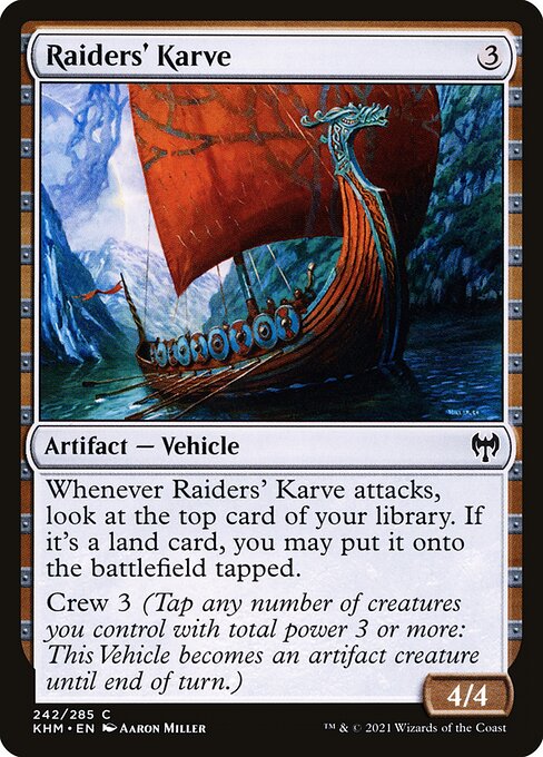 Raiders' Karve 242