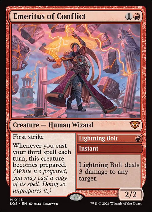 Emeritus of Conflict // Lightning Bolt 113