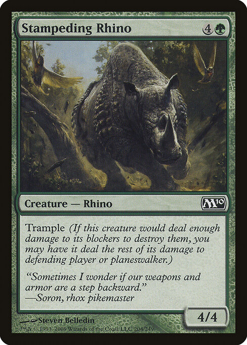 Stampeding Rhino 204