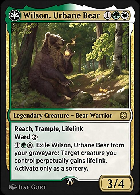 Wilson, Urbane Bear 19w