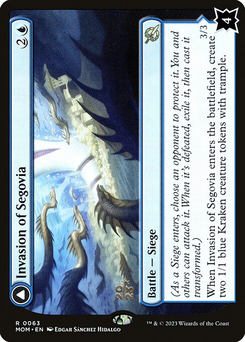 Invasion of Segovia // Caetus, Sea Tyrant of Segovia 63s