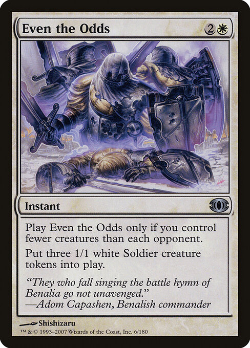 Even the Odds 6