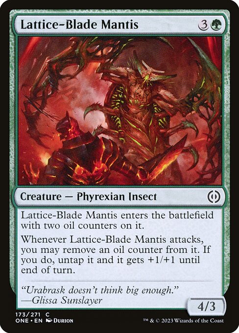 Lattice-Blade Mantis 173