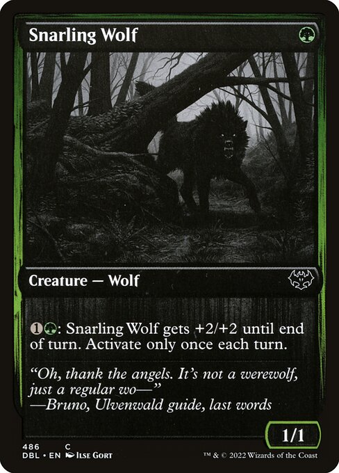 Snarling Wolf 486