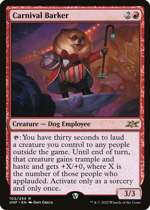 Carnival Barker 102