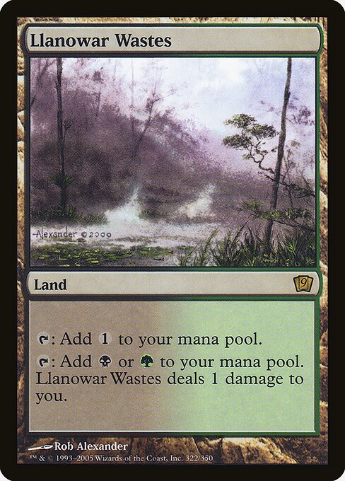 Llanowar Wastes 322★