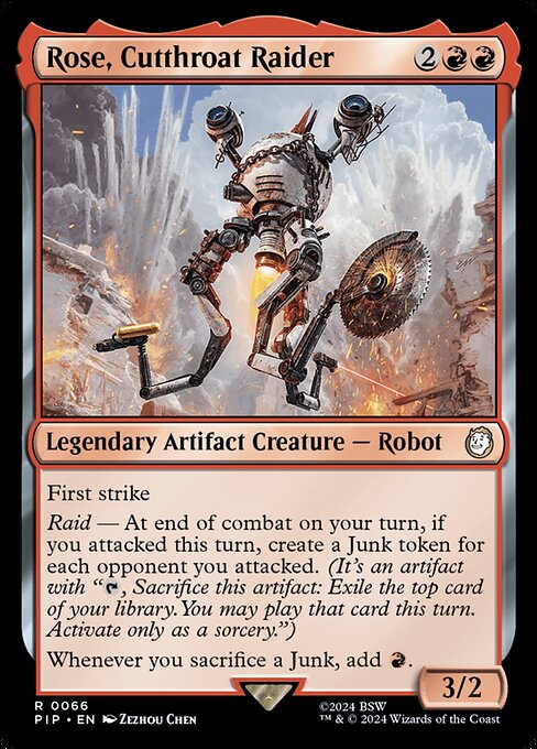 Rose, Cutthroat Raider 66