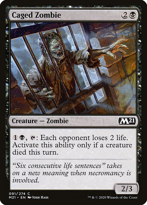 Caged Zombie 91