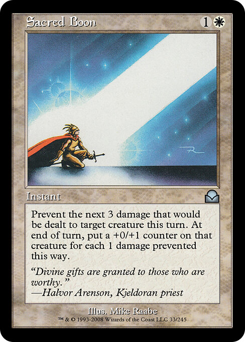 Sacred Boon 33