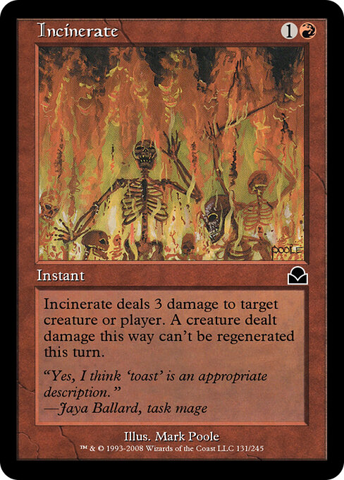 Incinerate 131