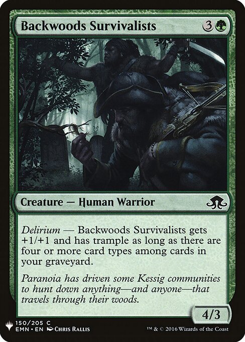 Backwoods Survivalists EMN-150