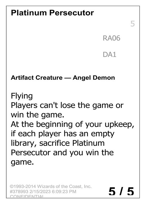 Platinum Persecutor RA06a
