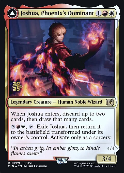 Joshua, Phoenix's Dominant // Phoenix, Warden of Fire 229s