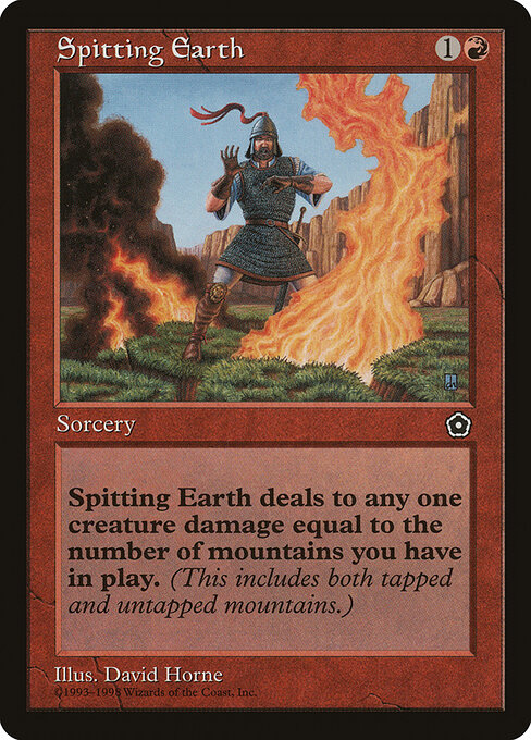 Spitting Earth 116