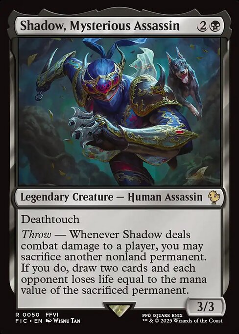 Shadow, Mysterious Assassin 50