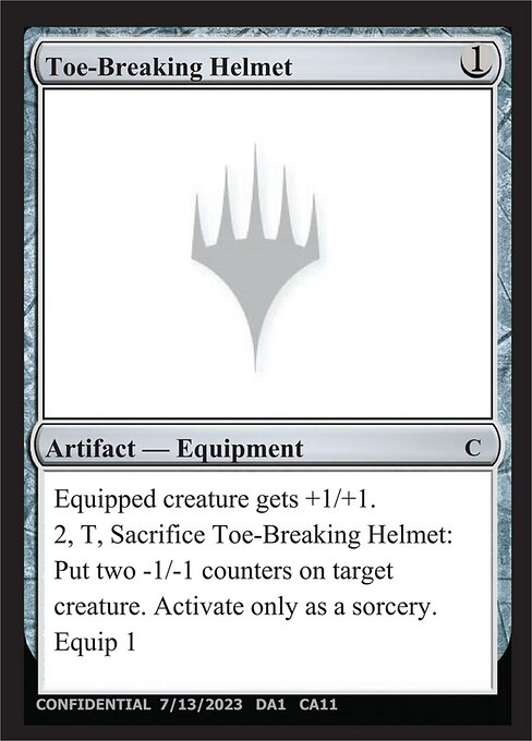 Toe-Breaking Helmet CA11