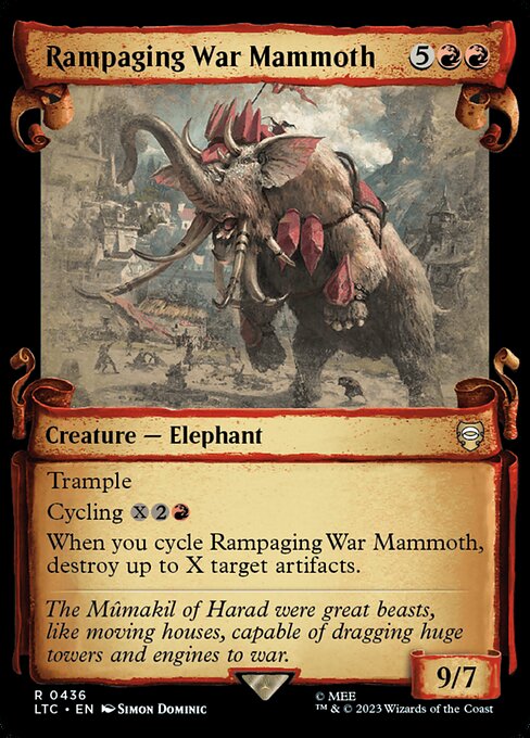 Rampaging War Mammoth 436