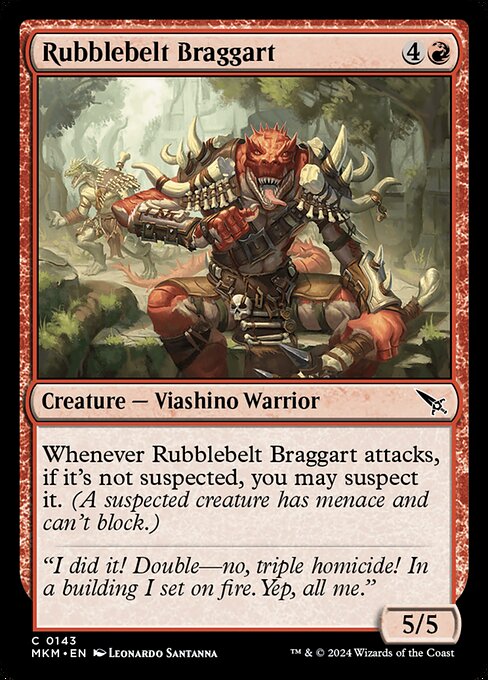 Rubblebelt Braggart 143